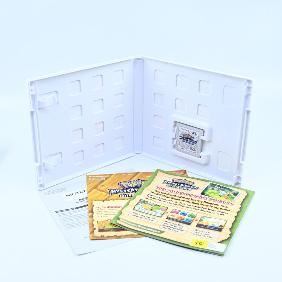 Pokemon Mystery Dungeon: Gates to Infinity - Nintendo 3DS Game - PAL + Manual