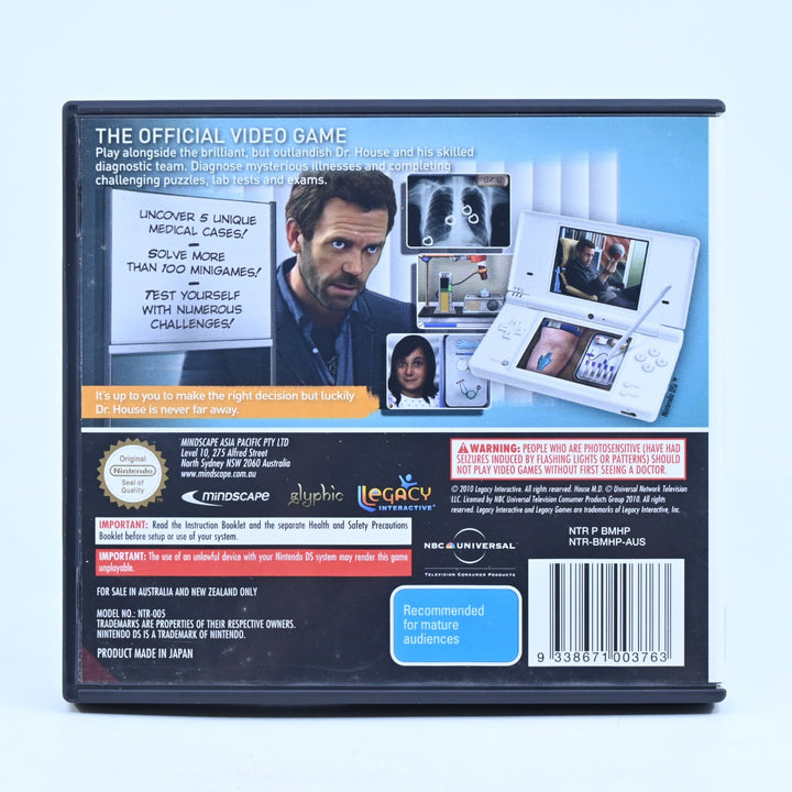 House M.D - Nintendo DS Game - Region Free + Manual - FREE POST!