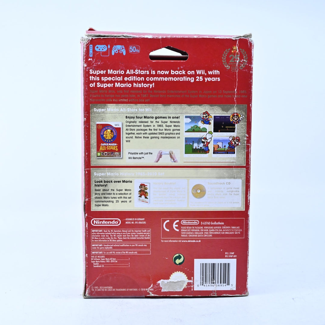 Super Mario All Stars 25th Anniversary Edition - Nintendo Wii Game + Manual