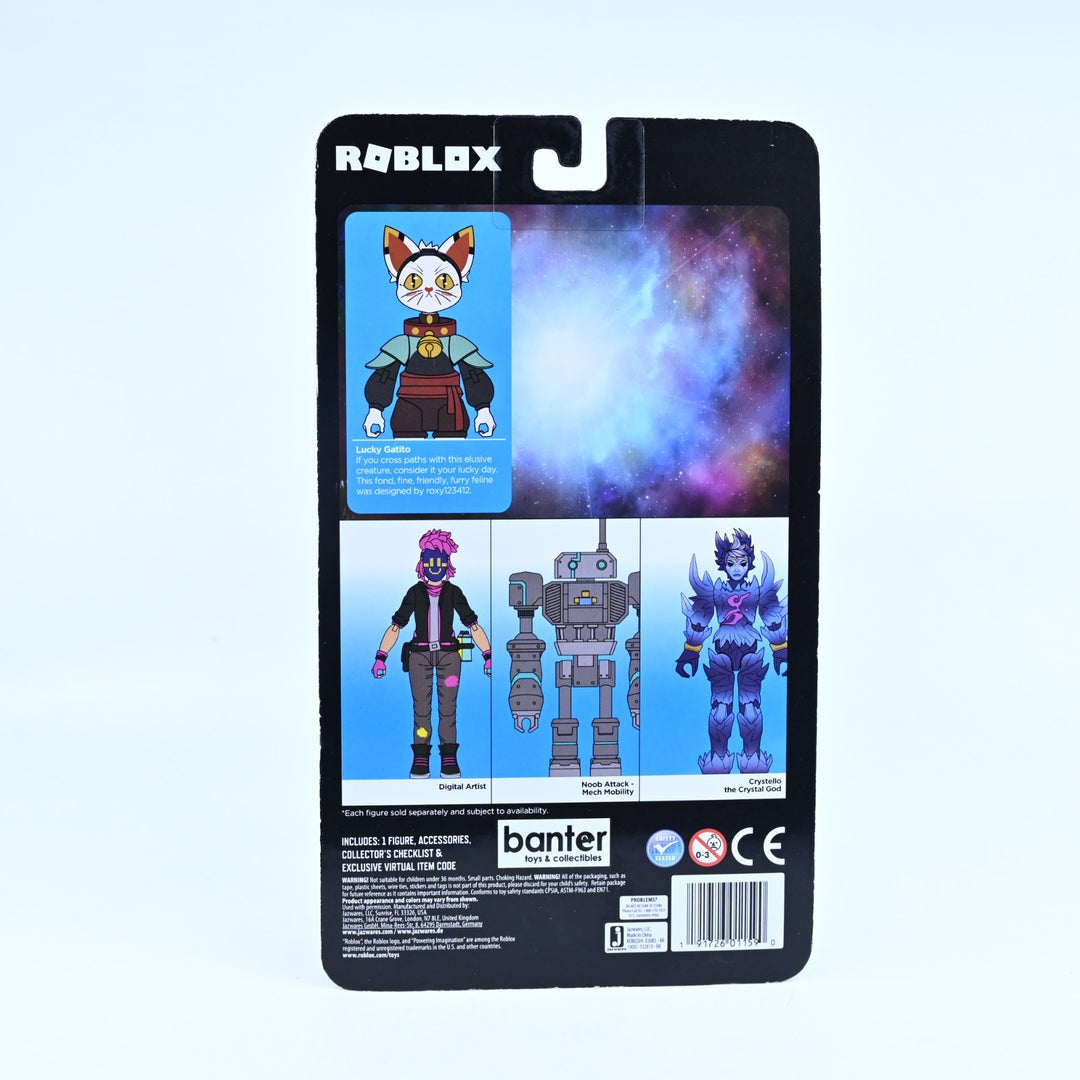Lucky Gatito - SEALED - Roblox Action Figure + Virtual Item