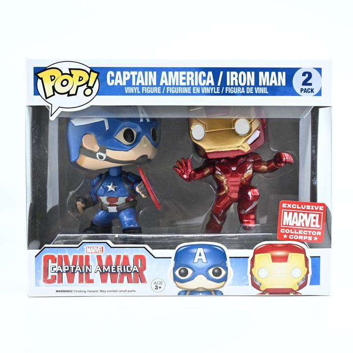 Captain America and Iron Man - Captain America Civil War Funko POP Vinyl