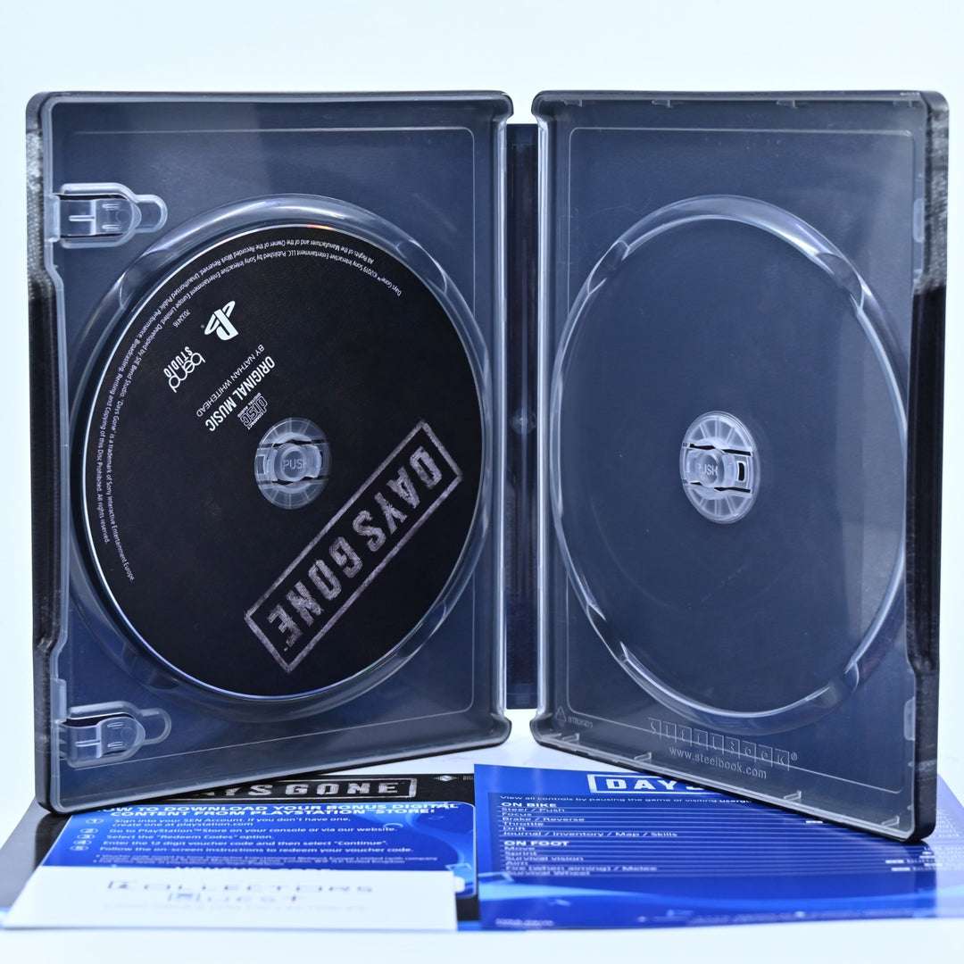 LIKE NEW! Days Gone - Steelbook + Soundtrack - Sony Playstation 4 PS4 - No Game
