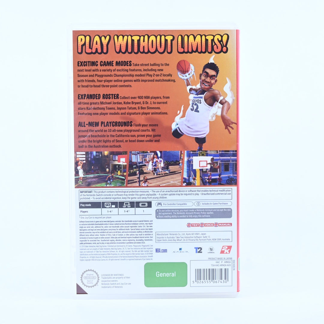 NBA 2K Playground 2 - Nintendo Switch Game - FREE POST!