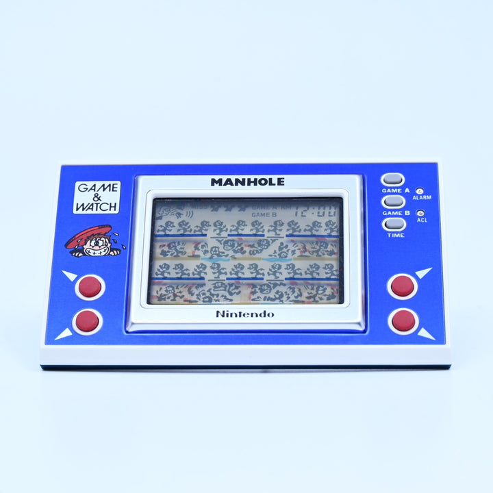 Manhole - NH-103 - Check Description - Nintendo Game & Watch Boxed Console