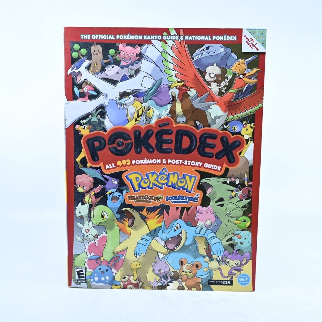 Pokemon HeartGold & SoulSilver - Kanto Guide & National Pokedex Vol 2 + Poster