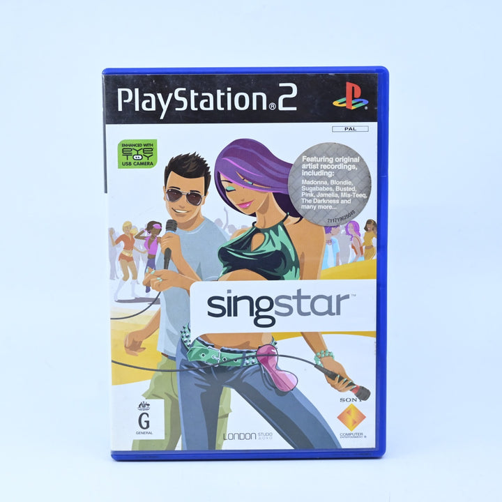 SingStar - Sony Playstation 2 / PS2 Game - PAL - MINT DISC!
