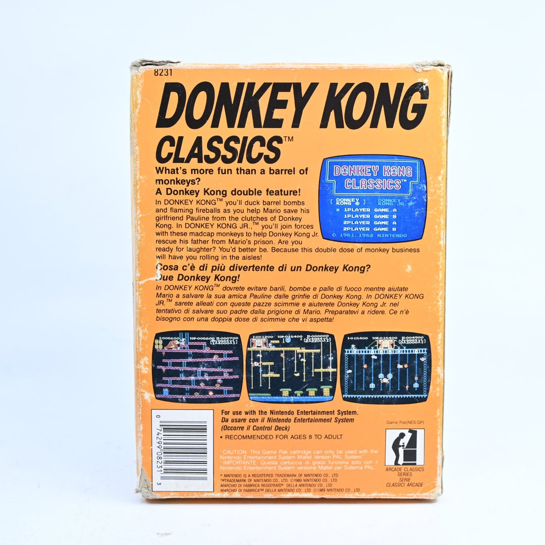 Donkey Kong Classics - Nintendo Entertainment System / NES Boxed Game - PAL