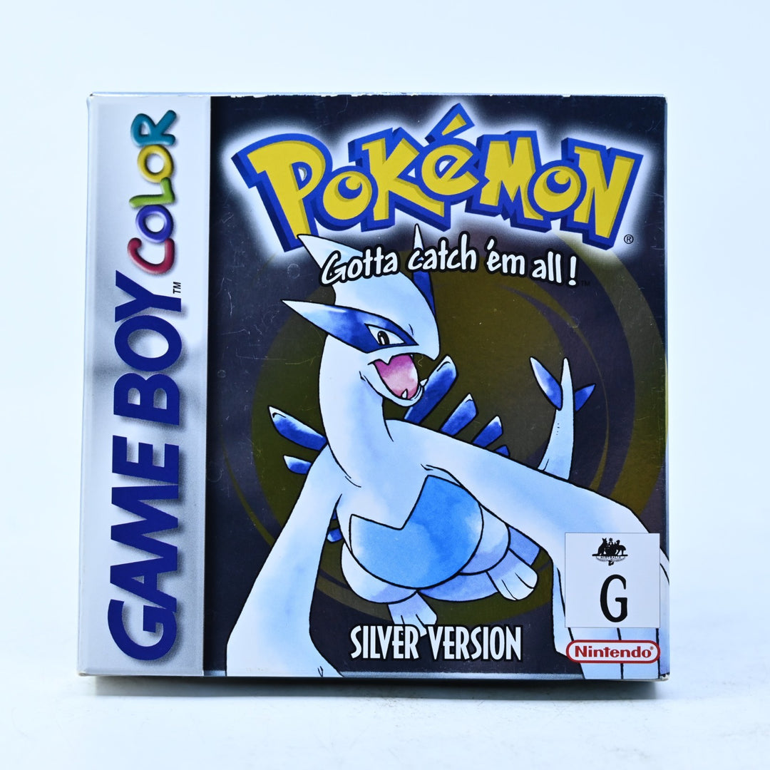 Pokemon Silver Version - Nintendo Gameboy Color Boxed Game - PAL - NEW BATTERY!