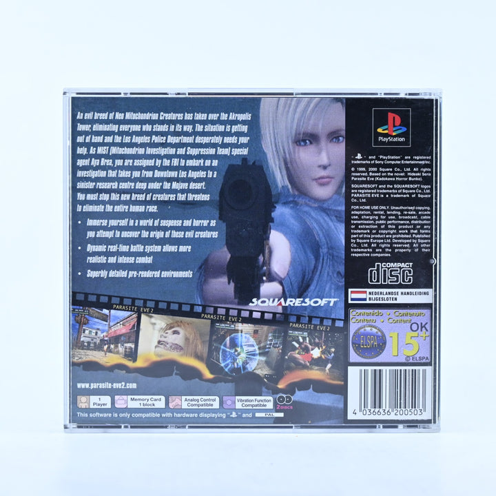 Parasite Eve II - Sony Playstation 1 / PS1 Game + Manual - PAL - MINT DISC!