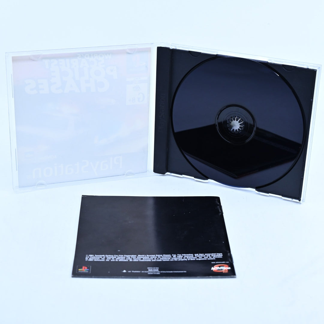 World's Scariest Police Chases - Sony Playstation 1 / PS1 Game + Manual - PAL