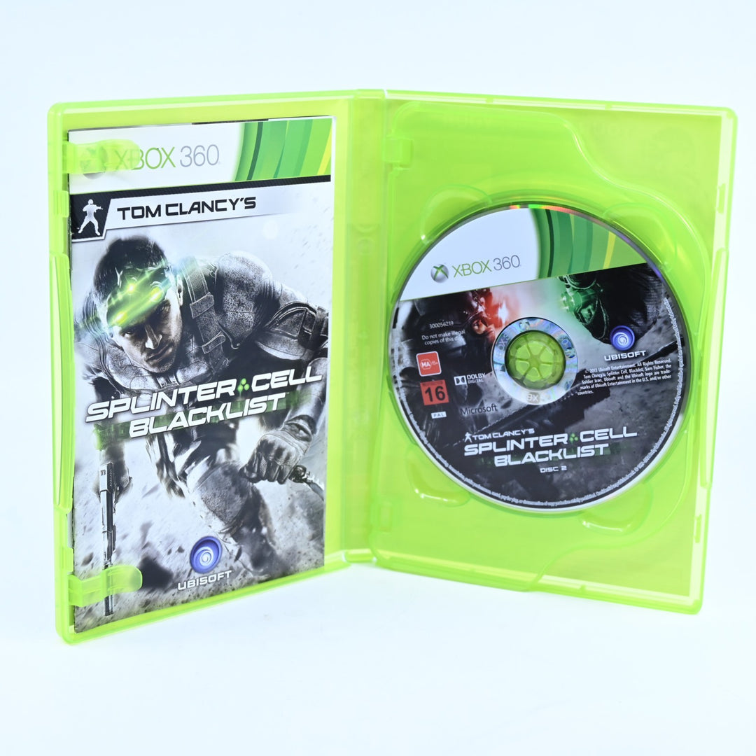 Tom Clancy's Splinter Cell Blacklist - Xbox 360 Game + Manual - PAL - MINT DISC!