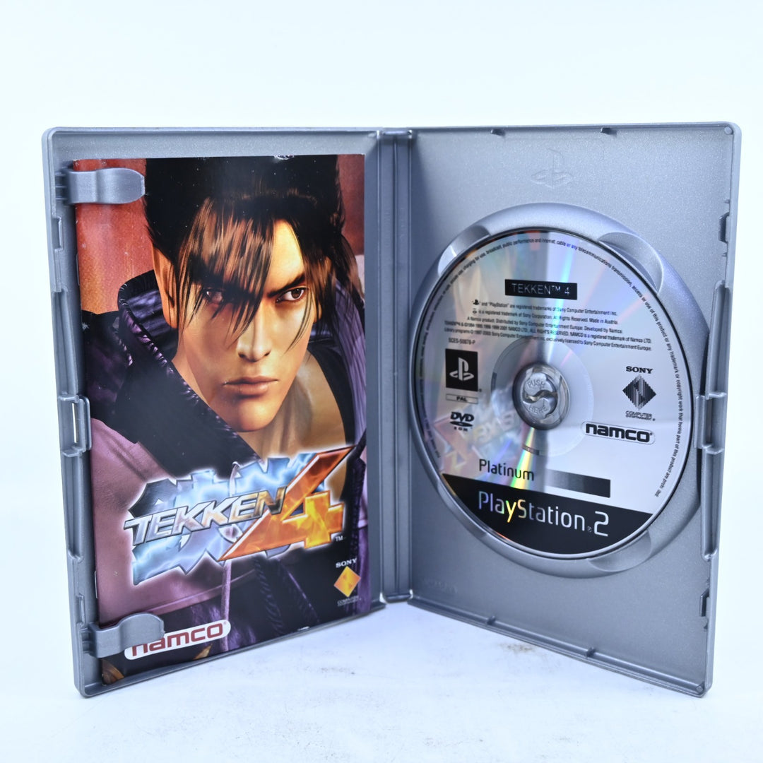 Tekken 4 - Sony Playstation 2 / PS2 Game + Manual - PAL - MINT DISC!