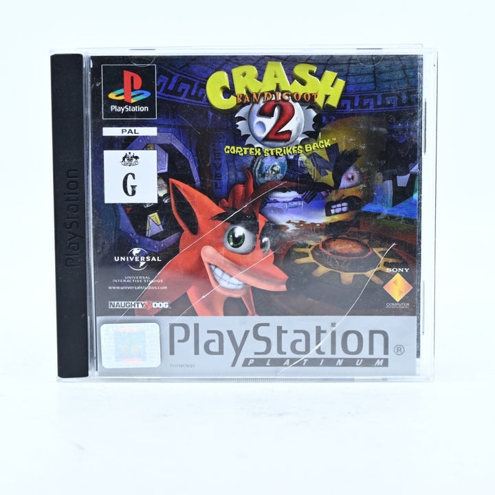 Crash Bandicoot 2: Cortex Strikes Back - Sony Playstation 1 / PS1 Game