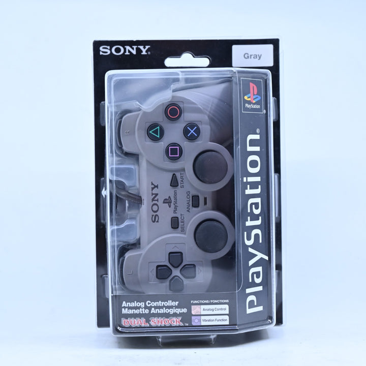 Boxed Analog Controller - Gray - Sony Playstation 1 / PS1 Accessory - FREE POST!