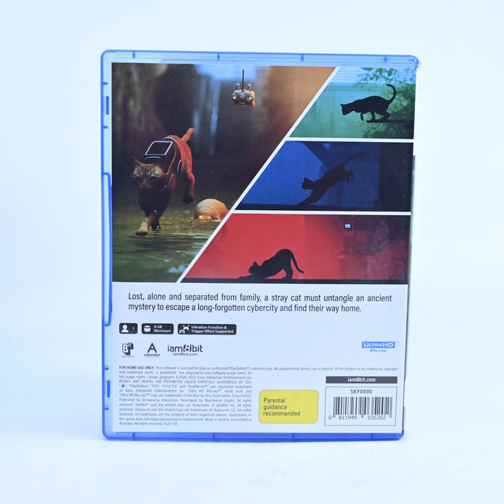 Stray - Sony Playstation 5 / PS5 Game - MINT DISC! + Cards!