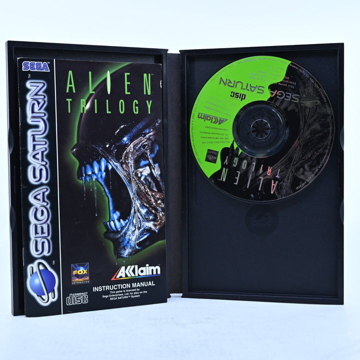 Alien Trilogy - Sega Saturn Game + Manual - PAL - MINT DISC!