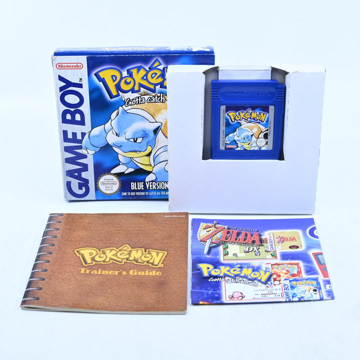 Pokemon Blue Version - Nintendo Gameboy Boxed Game - PAL - NEW SAVE BATTERY!