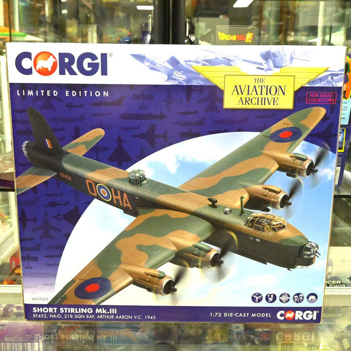 Corgi Aviation 1:72 Short Stirling Mk.III EF452, HA-O 218SQN RAF AA39503 - Plane