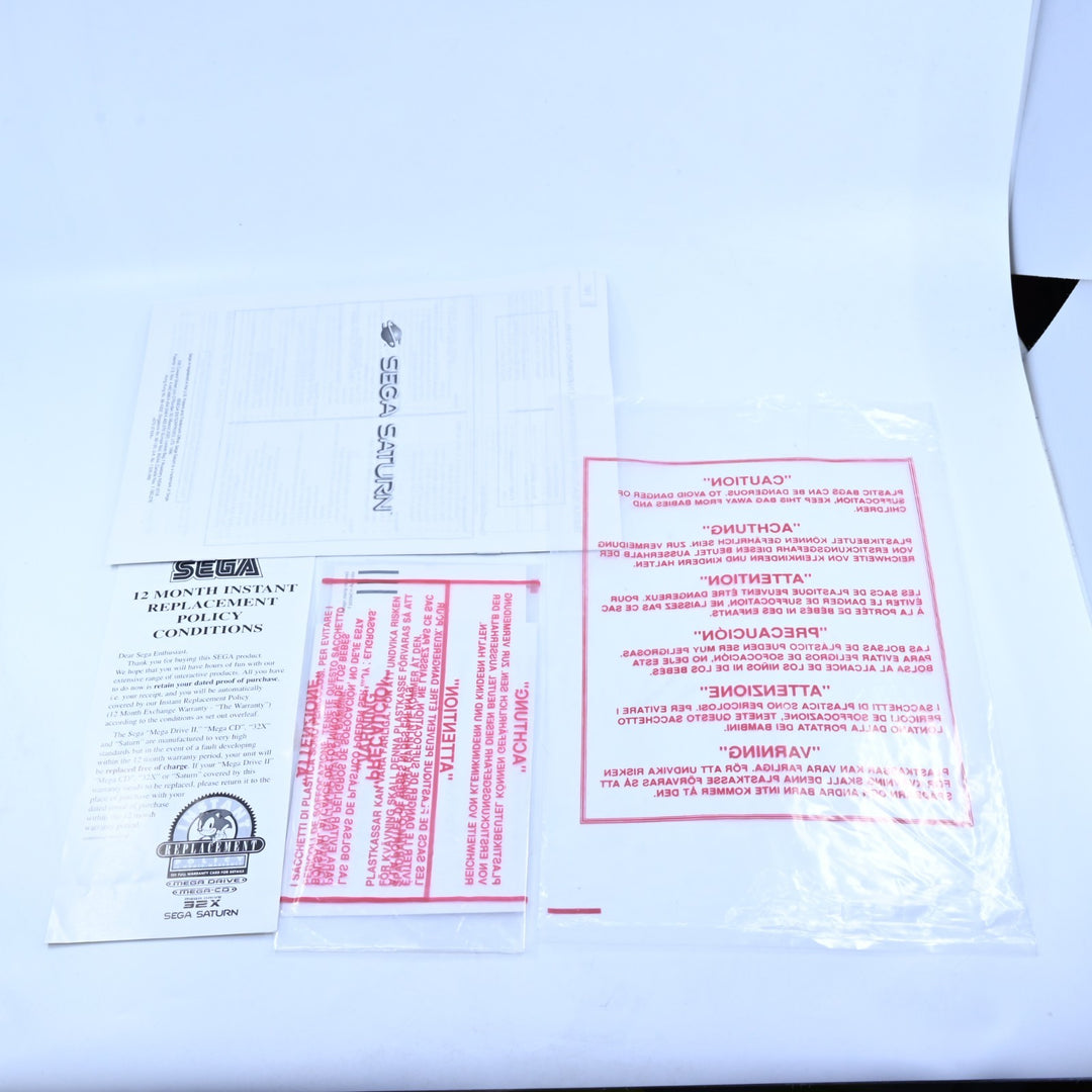 Black - Sega Saturn Boxed Console - AUS PAL - FREE POST!