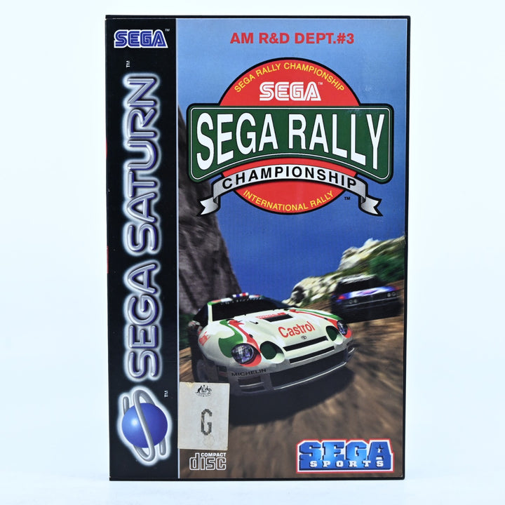 SEGA Rally Championship - Sega Saturn Game + Manual - PAL - MINT DISC!