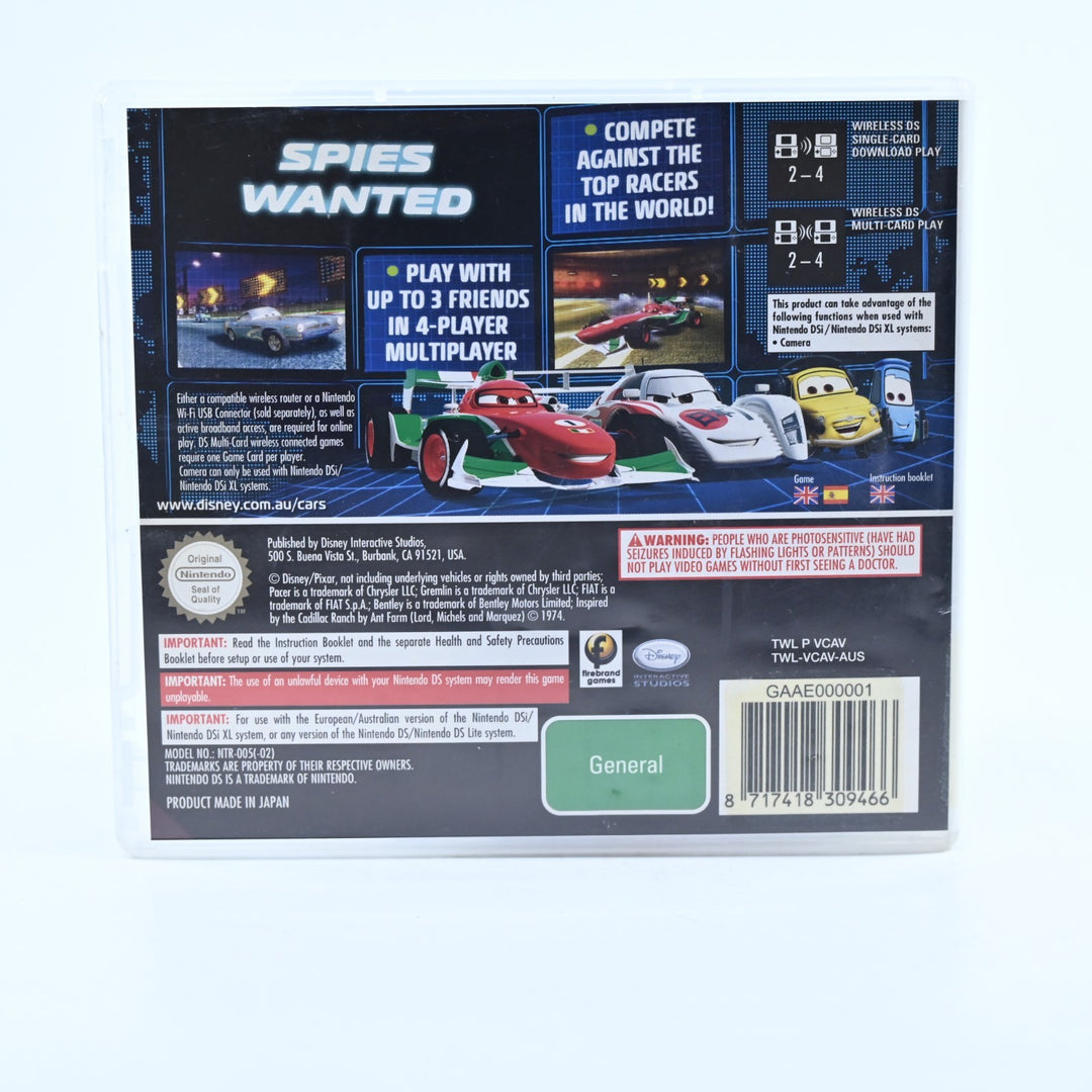 Cars 2 - Nintendo DS Game - PAL + Manual - FREE POST!