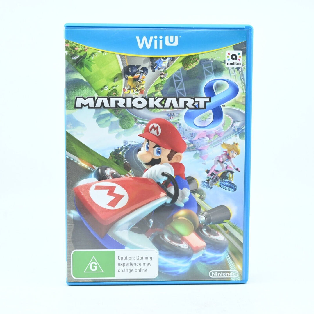 Black - Nintendo Wii U Boxed Console + Mario Kart 8 Game - PAL - FREE POST!