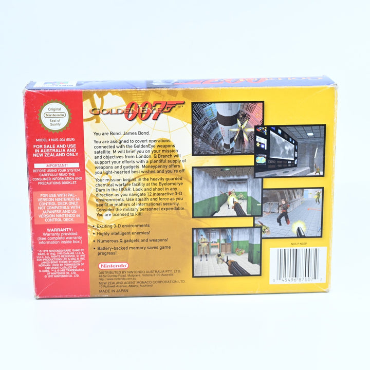 GoldenEye 007 - N64 / Nintendo 64 Boxed Game - PAL - FREE POST!