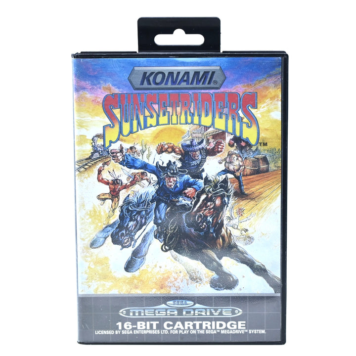 Sunset Riders + Manual - Sega Mega Drive Game - PAL - FREE POST!