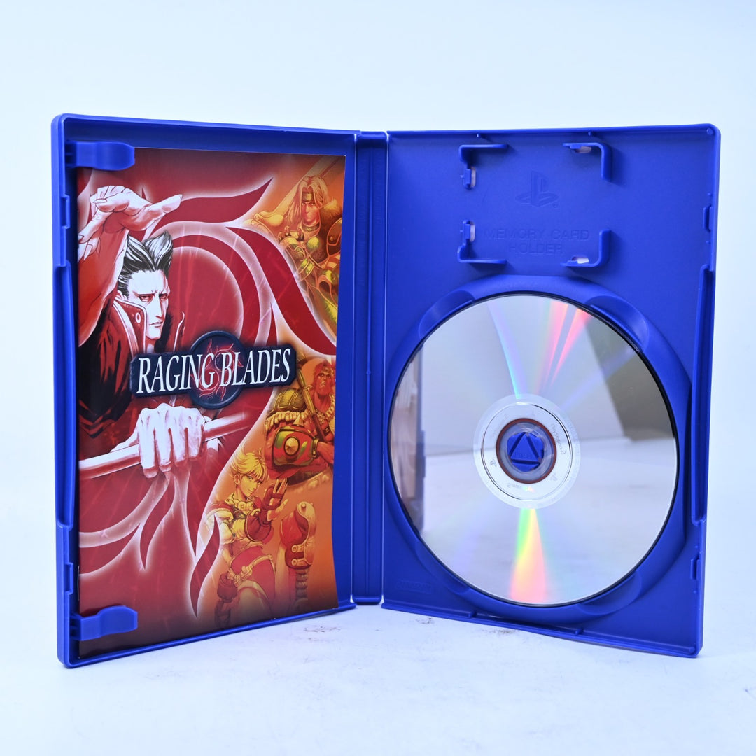 Raging Blades - Sony Playstation 2 / PS2 Game + Manual - PAL - MINT DISC!