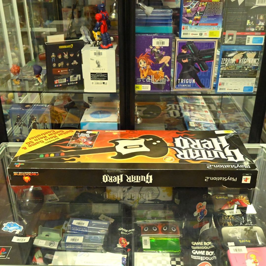 BOXED Guitar Hero Game + Guitar Controller - PS2 Game / PS2 Accessory - PAL