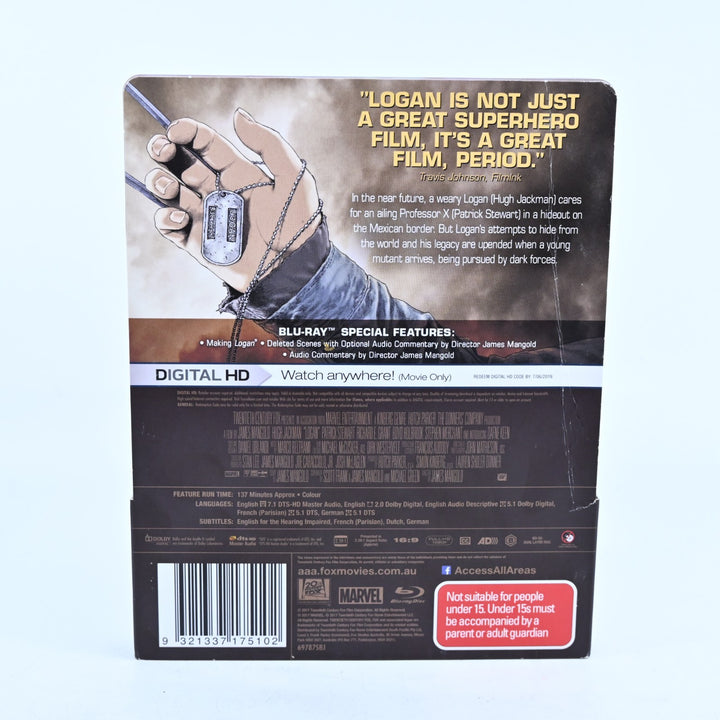 Logan - Limited Edition Steelbook - Region B - Marvel - Blu-ray