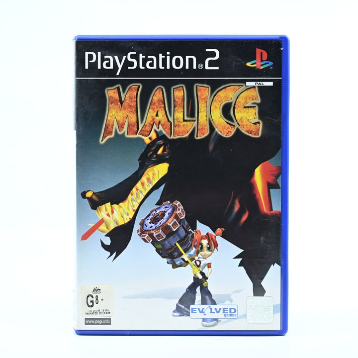 Malice - Sony Playstation 2 / PS2 Game + Manual - PAL - MINT DISC!