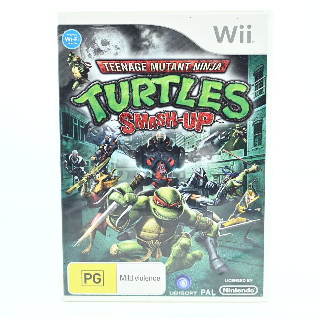 TMNT Teenage Mutant Ninja Turtles Smash Up - Nintendo Wii Game - No Manual - PAL