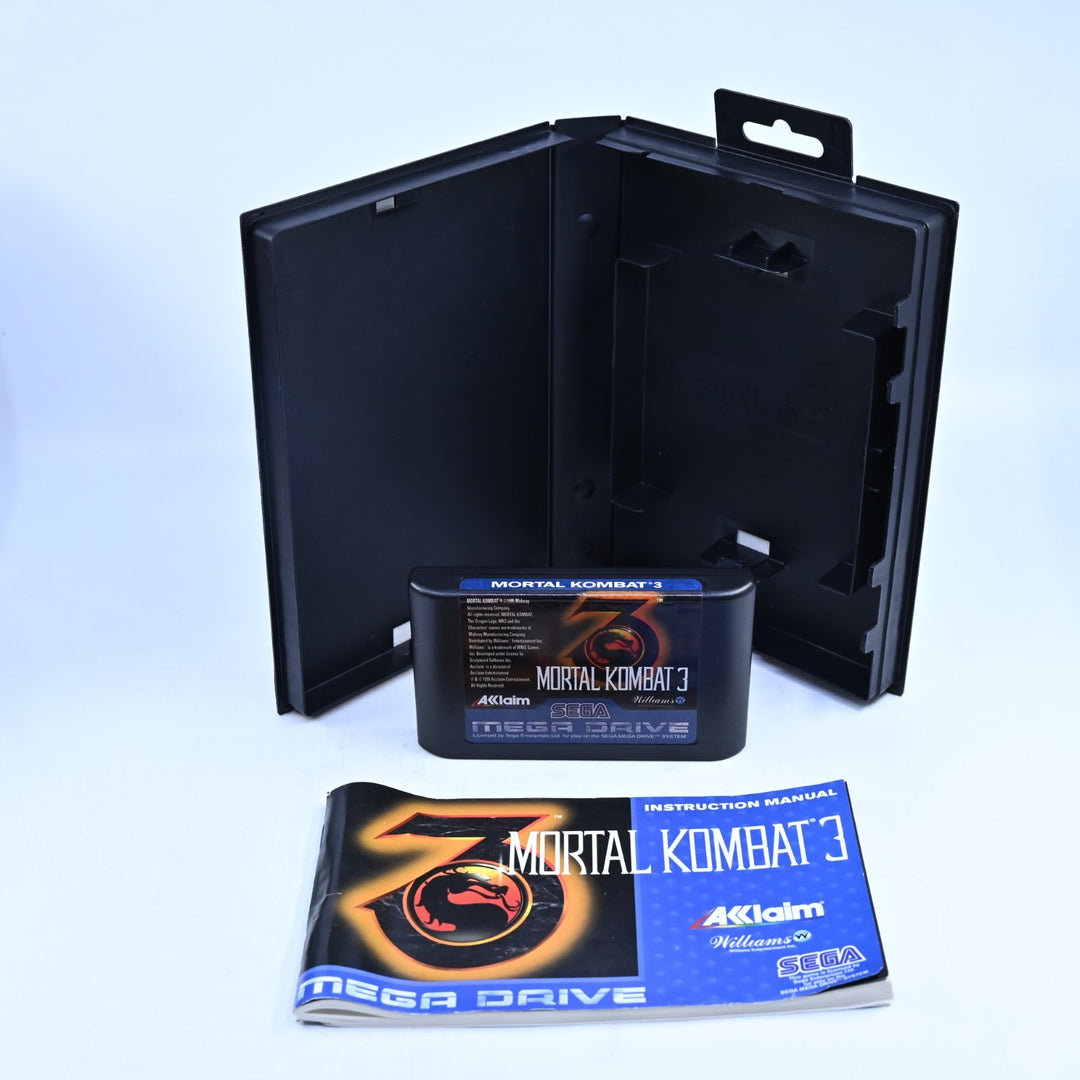 Mortal Kombat 3 - Sega Mega Drive Game + Manual - PAL - FREE POST!