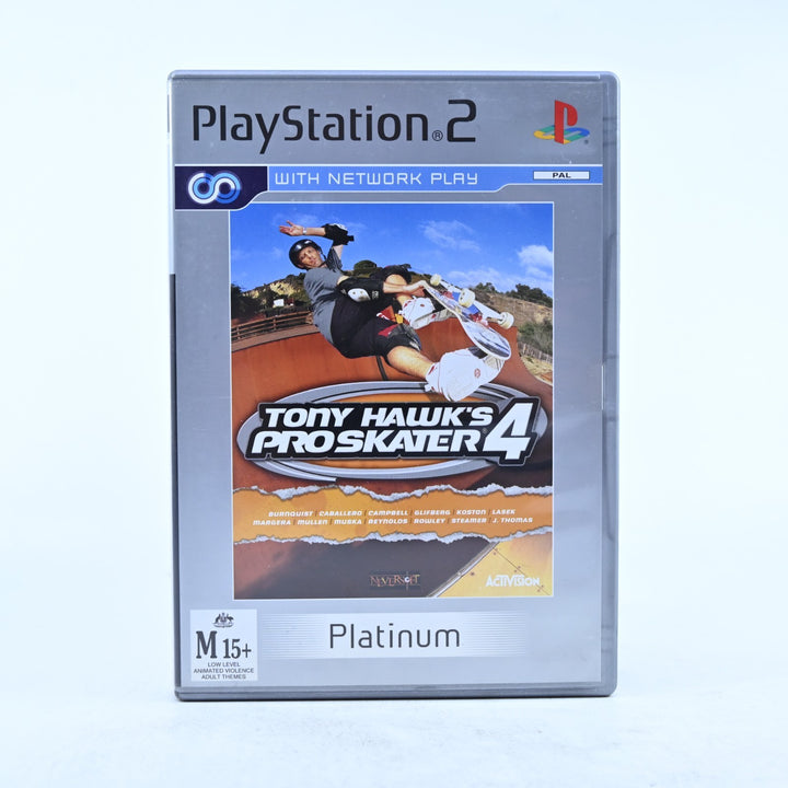 Tony Hawk's Pro Skater 4 - Sony Playstation 2 / PS2 Game + Manual - PAL