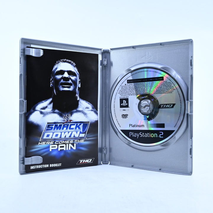 WWE SmackDown!: Here Comes the Pain - Sony Playstation 2 / PS2 Game + Manual