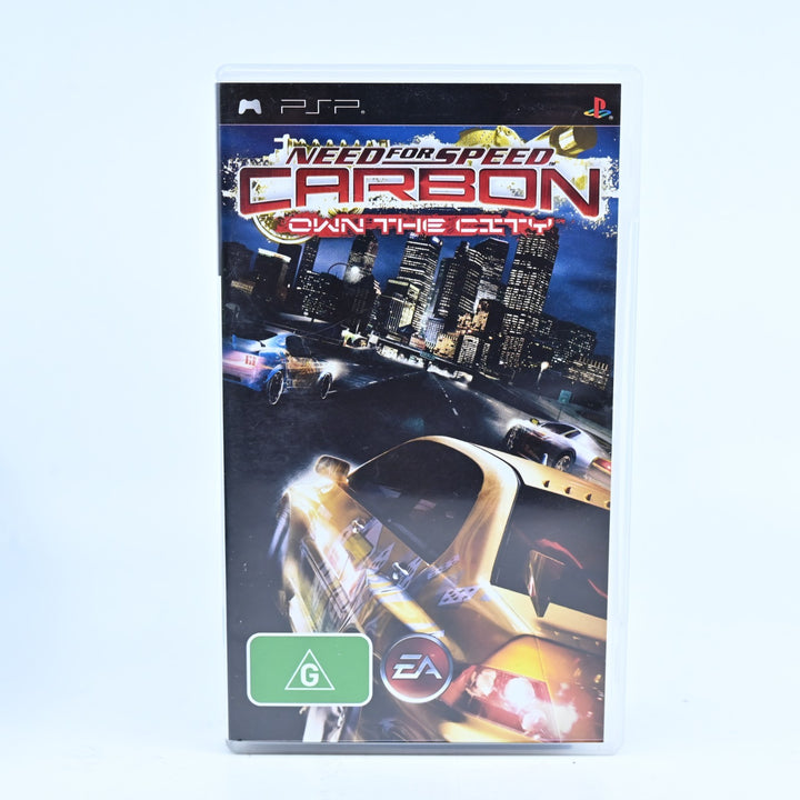 Need For Speed Carbon Own The City - Sony PSP Game + Manual - FREE POST!