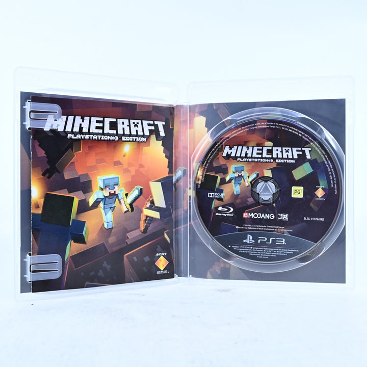 Minecraft - Playstation 3 Edition - PS3 Game + Manual - MINT DISC!