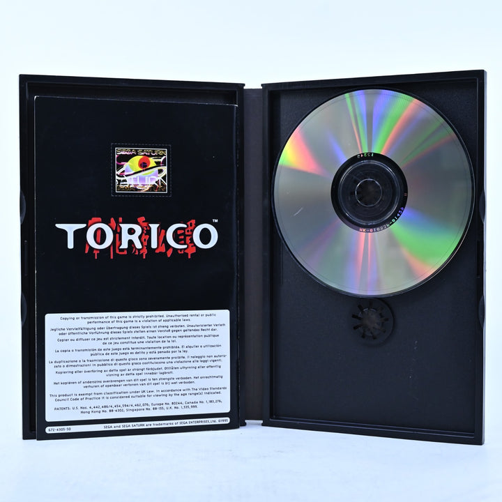 Torico - Sega Saturn Game + Manual - PAL - MINT DISC!