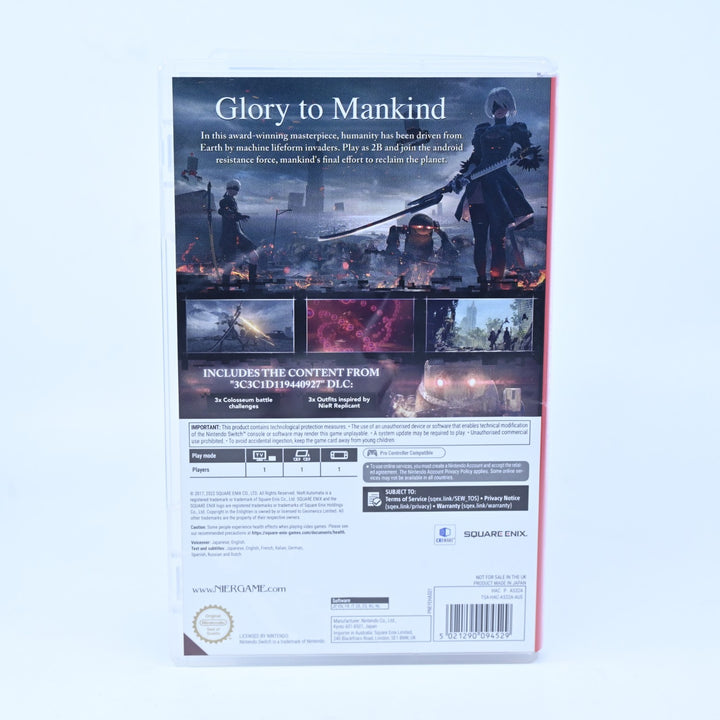 NieR: Automata - The End of YoRHa Edition - Nintendo Switch Game UNUSED CODES!