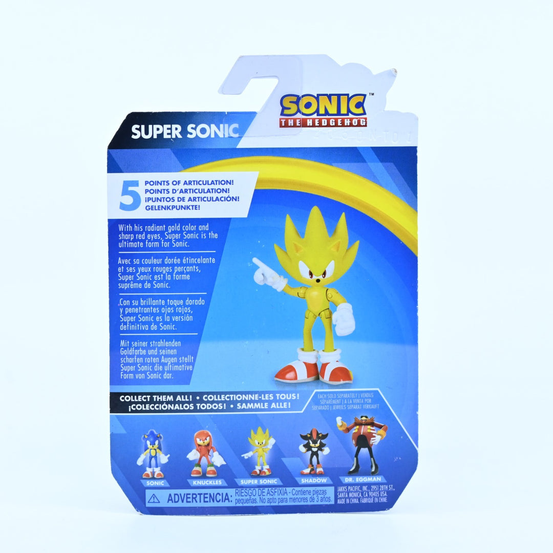 SEALED! Super Sonic - Jakks Pacific - Sonic the Hedgehog - Action Figure / Toy