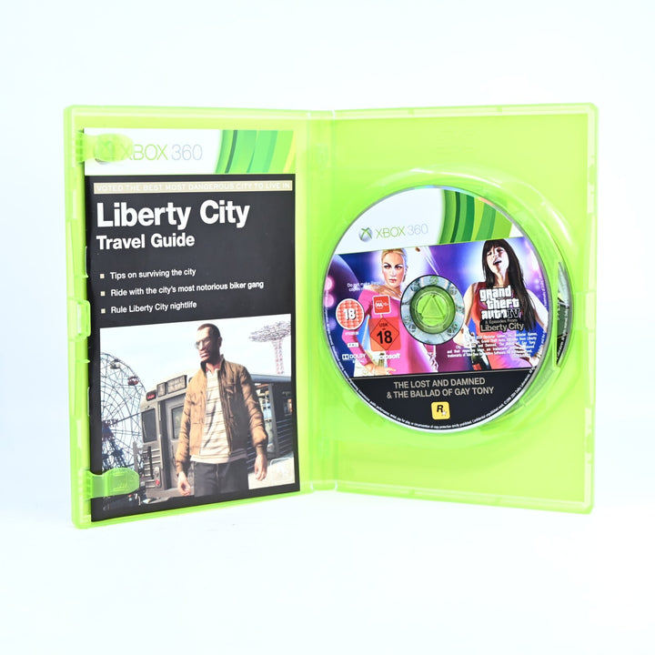 Grand Theft Auto IV & Episodes from Liberty City - Xbox 360 Game + Manual