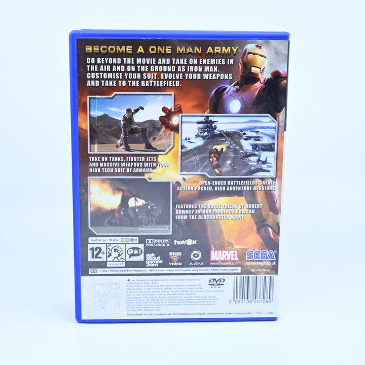 Iron Man - Sony Playstation 2 / PS2 Game + Manual - PAL - MINT DISC!