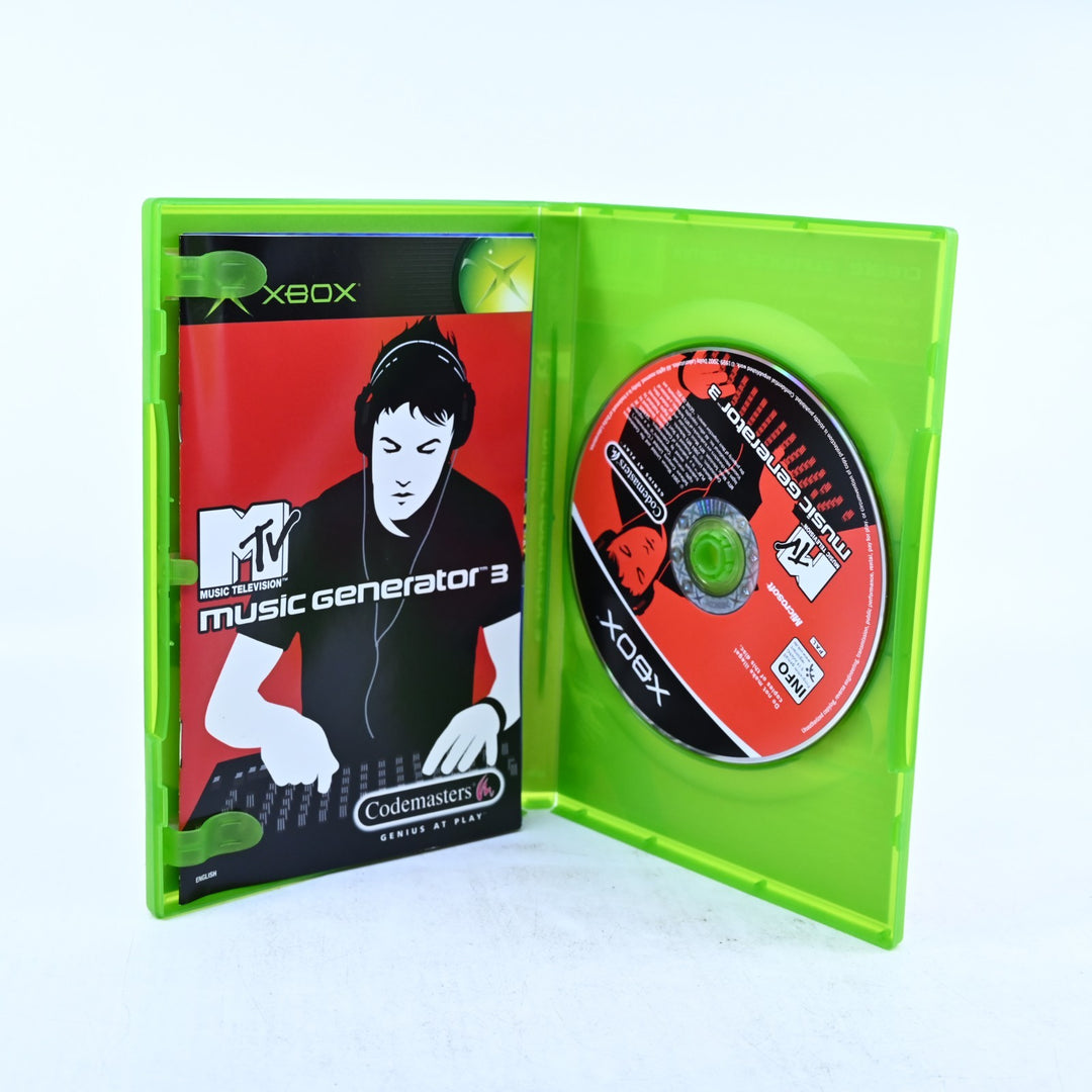 MTV Music Generator 3 - Original Xbox Game + Manual - PAL - MINT DISC!