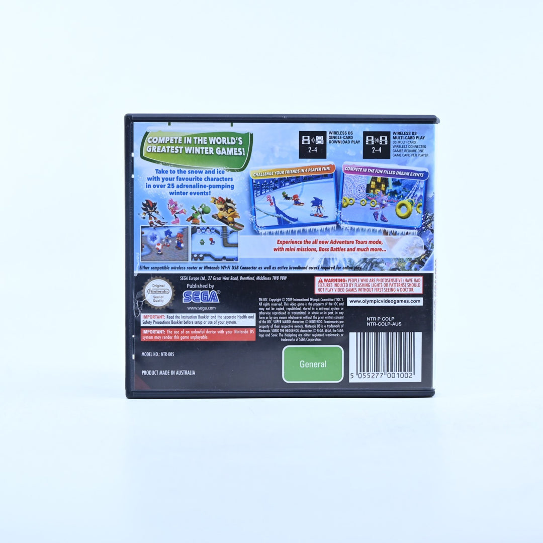 Mario & Sonic at the Olympic Winter Games - Nintendo DS Game - PAL + Manual