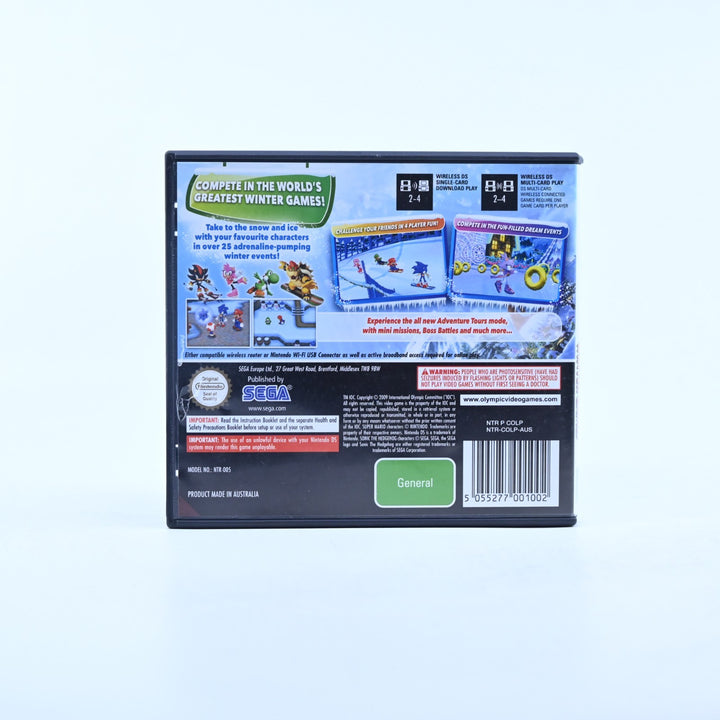 Mario & Sonic at the Olympic Winter Games - Nintendo DS Game - PAL + Manual