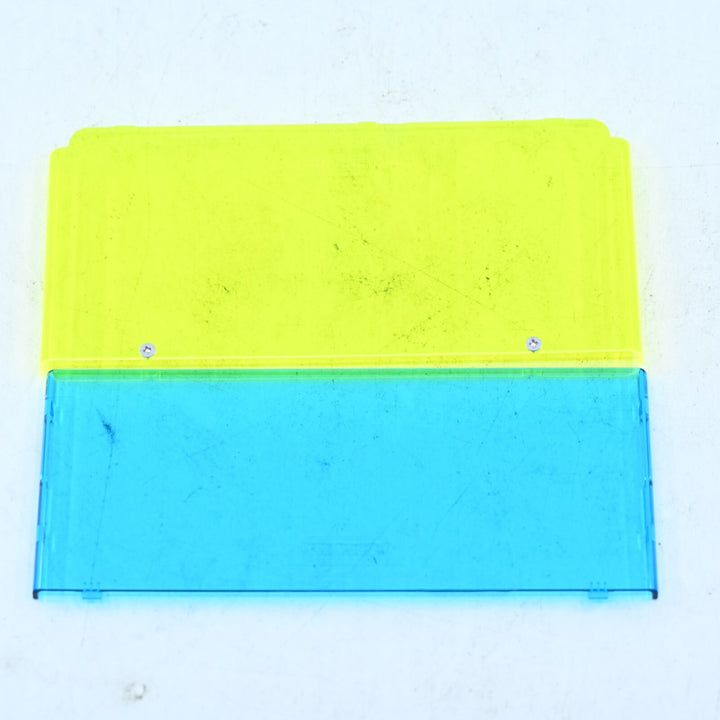 Clear Blue & Yellow Cover Plates - New Nintendo 3DS Accessory