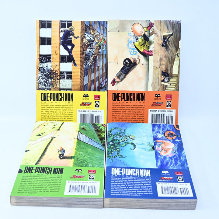 One Punch Man - Volumes 1-4 - ONE - Viz Media - Manga