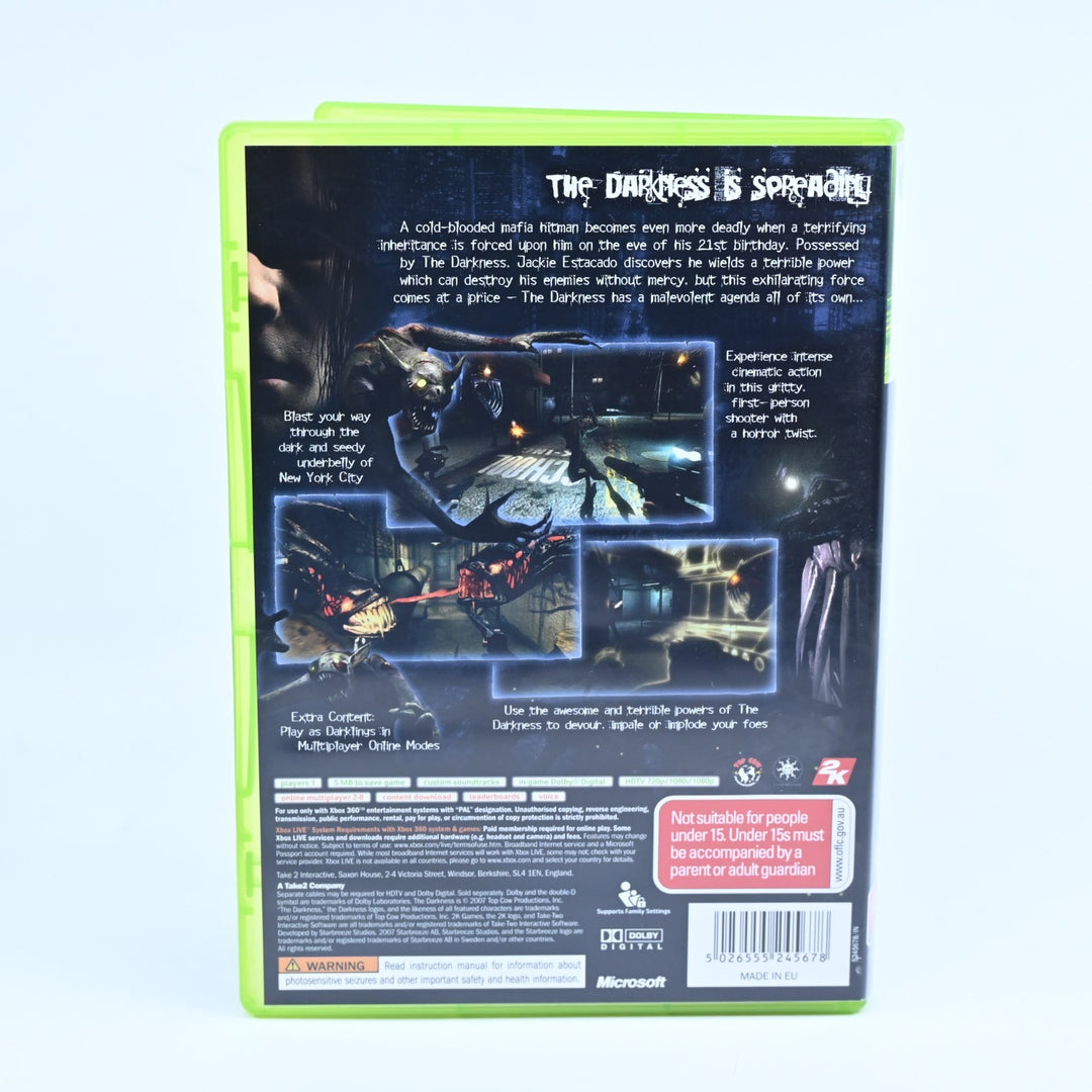 The Darkness - Xbox 360 Game + Manual - PAL - MINT DISC!