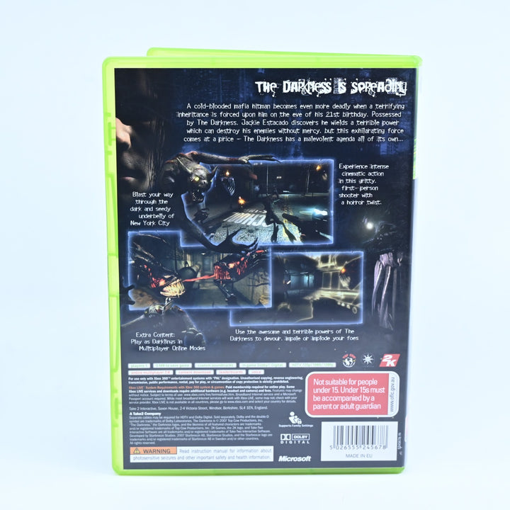 The Darkness - Xbox 360 Game + Manual - PAL - MINT DISC!